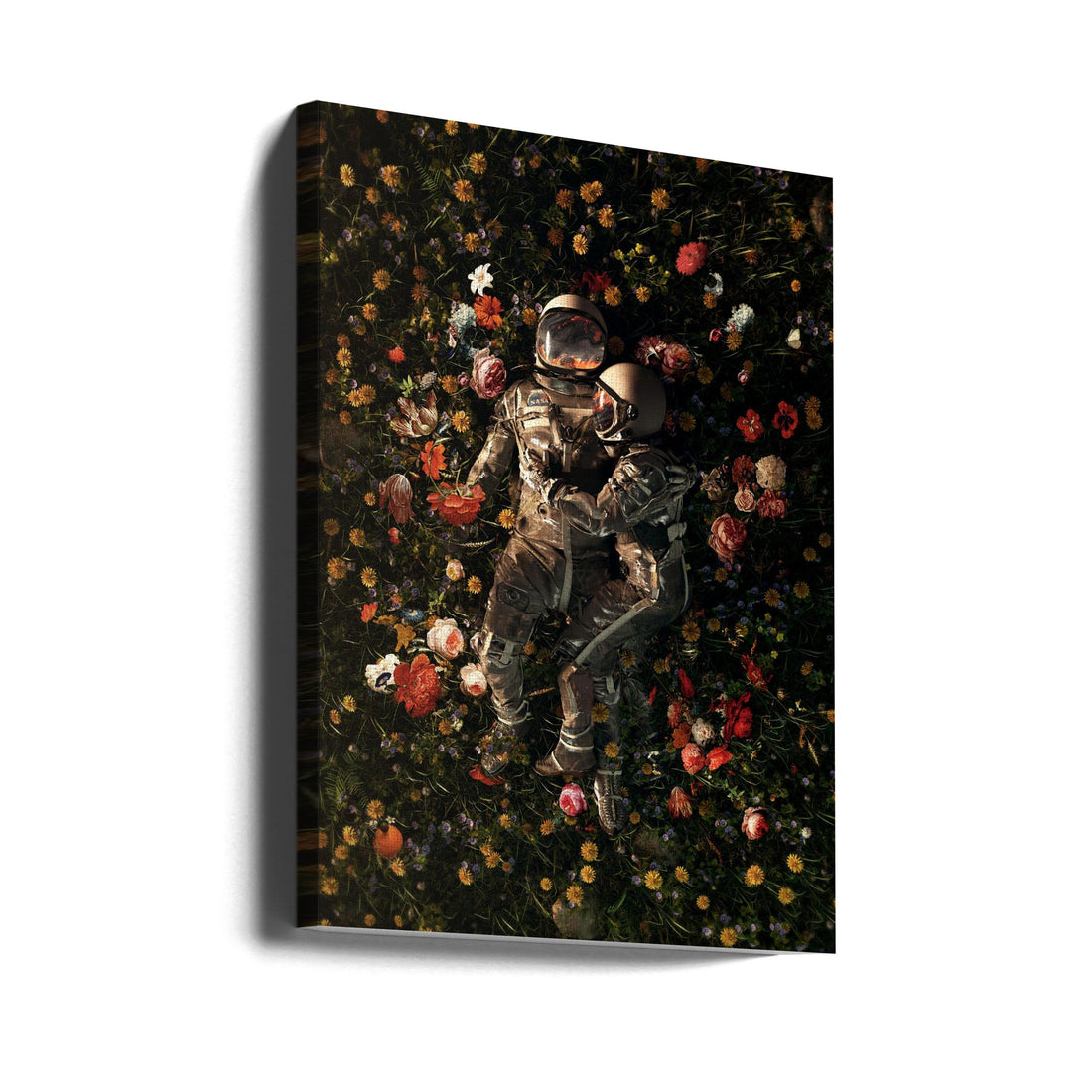 Garden Delights II by Nicebleed | Floral Space Universe, Large Canvas Wall Art Print | Artsy Earth