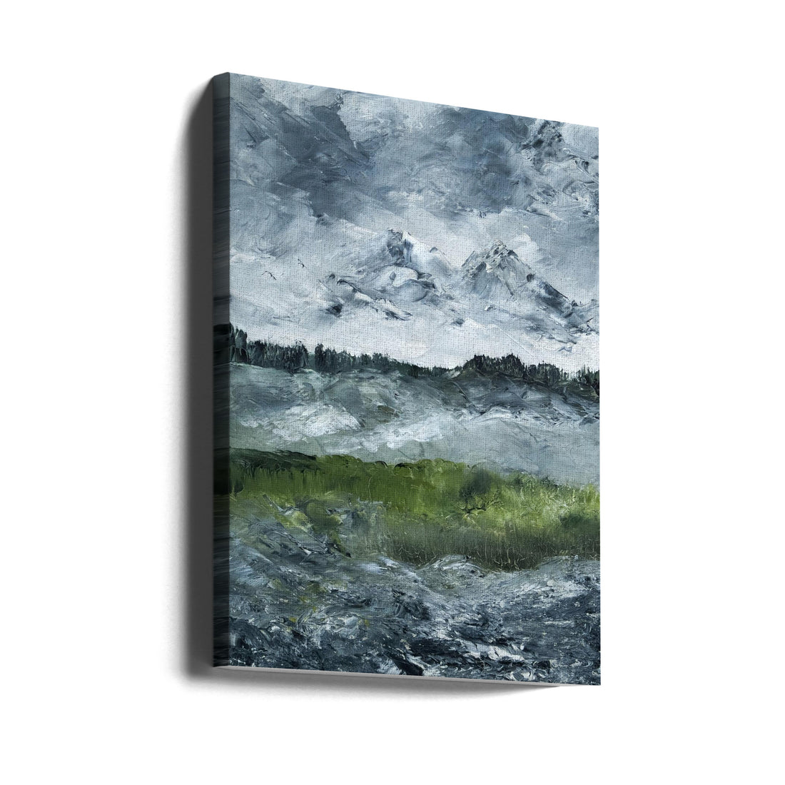 Landscape Study 1905 by August Strindberg | Abstract Nature Landscape, Large Canvas Wall Art Print | Artsy Earth