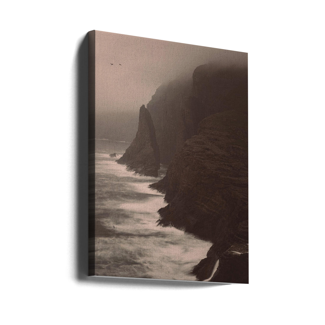 Faroe Cliffs by John-mei Zhong | Coastal Rock Formation, Large Canvas Wall Art Print | Artsy Earth