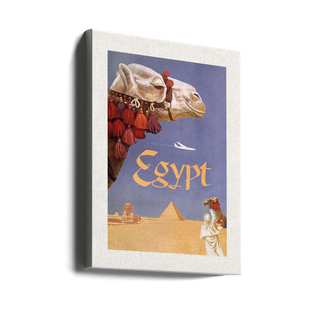 Egypt Vintage Poster by Vintage Travel Poster | Vintage Travel Tourism, Large Canvas Wall Art Print | Artsy Earth