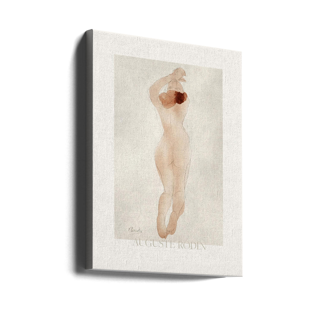 Sensual Art Print by Auguste Rodin | Classic Nude Drawing, Large Canvas Wall Art Print | Artsy Earth