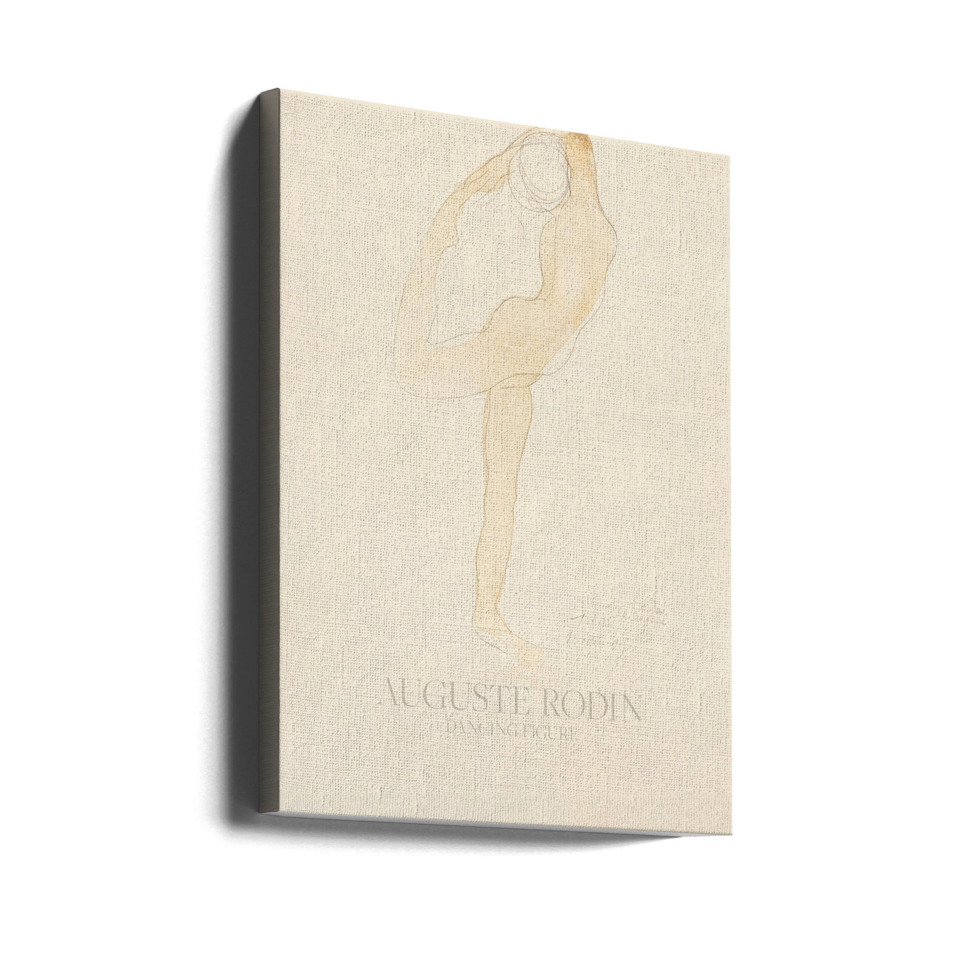 Dancing Figure by Auguste Rodin | Classic Nude Dance, Large Canvas Wall Art Print | Artsy Earth