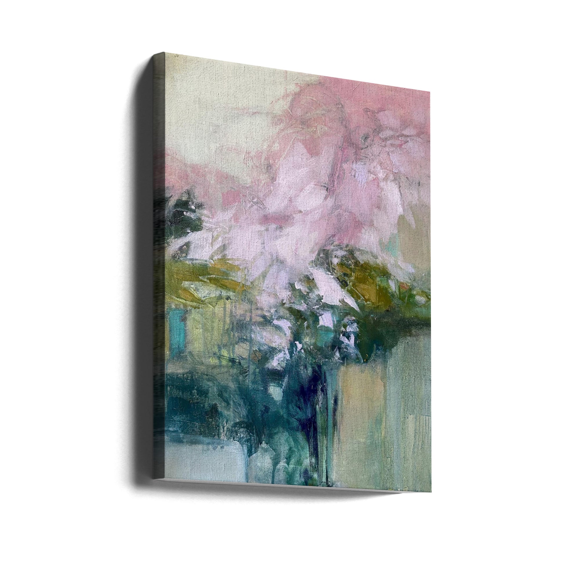 Cherry Bomb by Julia Purinton | Abstract Spring Painting, Large Canvas Wall Art Print | Artsy Earth