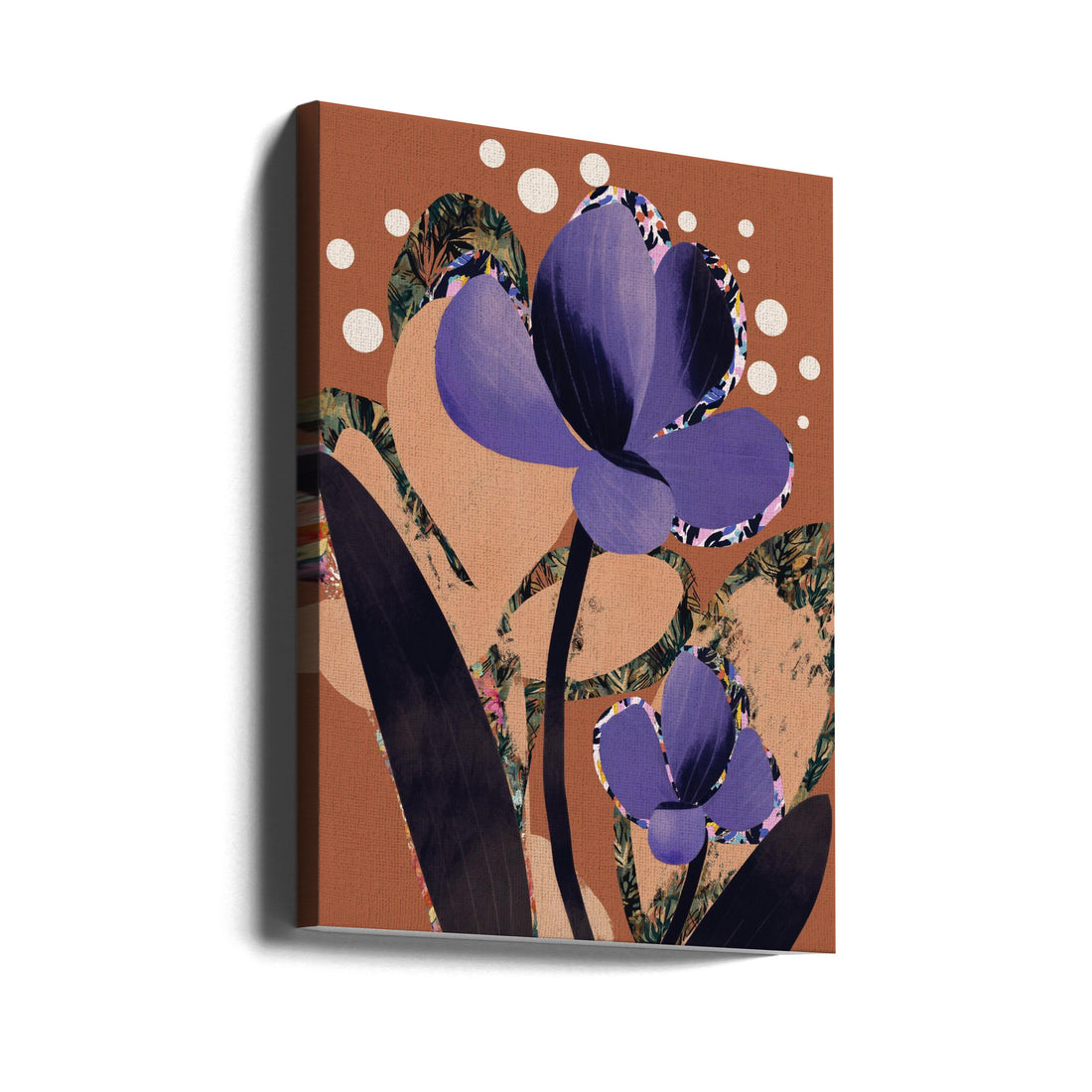 Purple Beauty by Treechild | Purple Floral Abstract, Large Canvas Wall Art Print | Artsy Earth