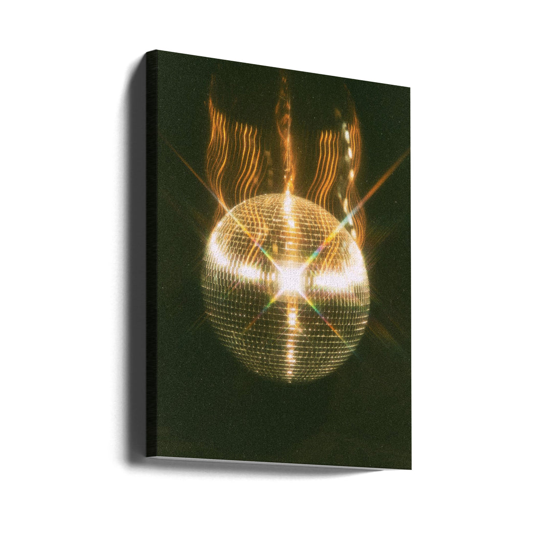 Disco Inferno by Samantha Hearn | Vintage Disco Ball, Large Canvas Wall Art Print | Artsy Earth