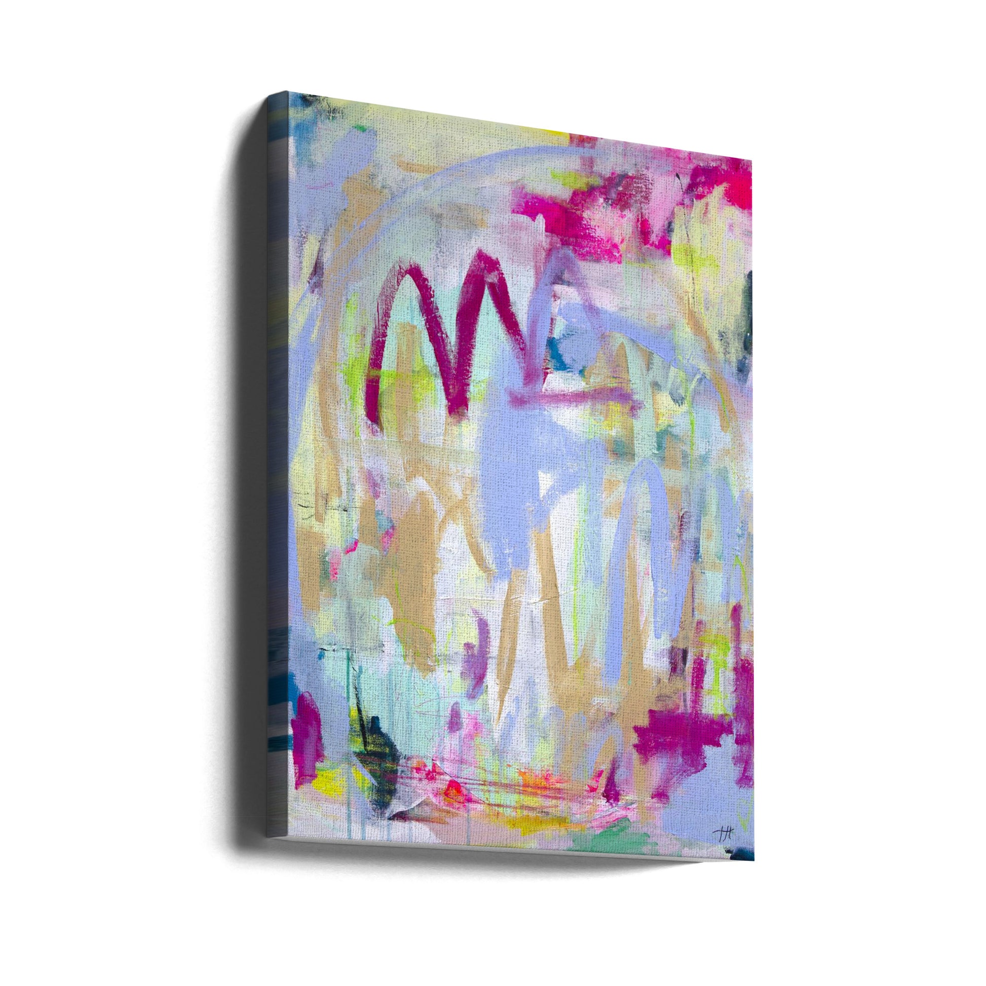 Abstract Color Art by Tove Höglund | Abstract Acrylic Painting, Large Canvas Wall Art Print | Artsy Earth