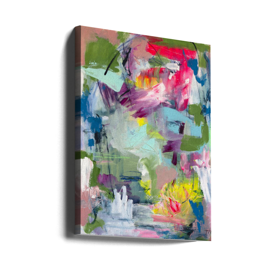 Abstract Paint Flow by Tove Höglund | Abstract Colorful Painting, Large Canvas Wall Art Print | Artsy Earth