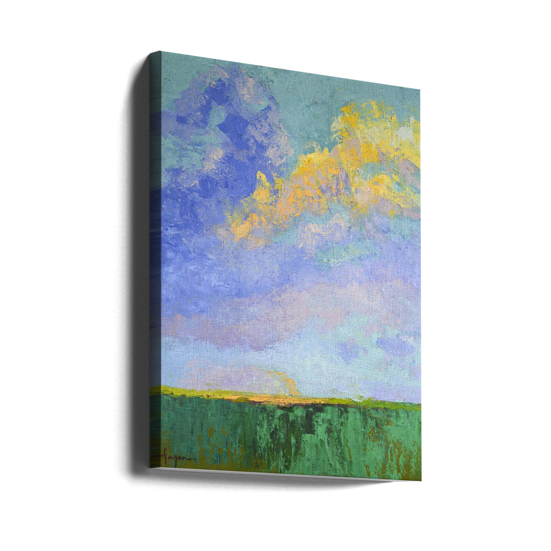 Touching The Sky by Dorothy Fagan | Abstract Landscape Painting, Large Canvas Wall Art Print | Artsy Earth