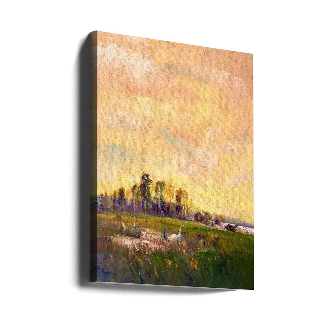 Abstract Prairie by Dorothy Fagan | Textured Landscape Painting, Large Canvas Wall Art Print | Artsy Earth