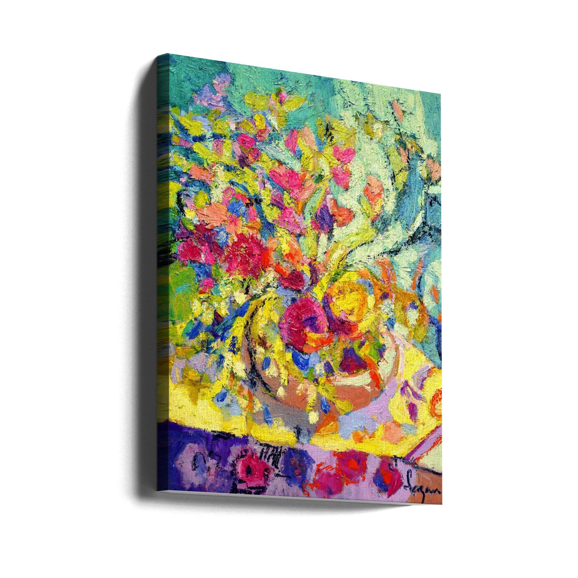 Floral Abundance II by Dorothy Fagan | Abstract Floral Texture, Large Canvas Wall Art Print | Artsy Earth