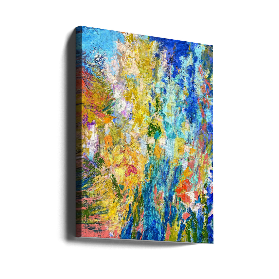 Abstract Texture Art by Dorothy Fagan | Colorful Brush Strokes, Large Canvas Wall Art Print | Artsy Earth