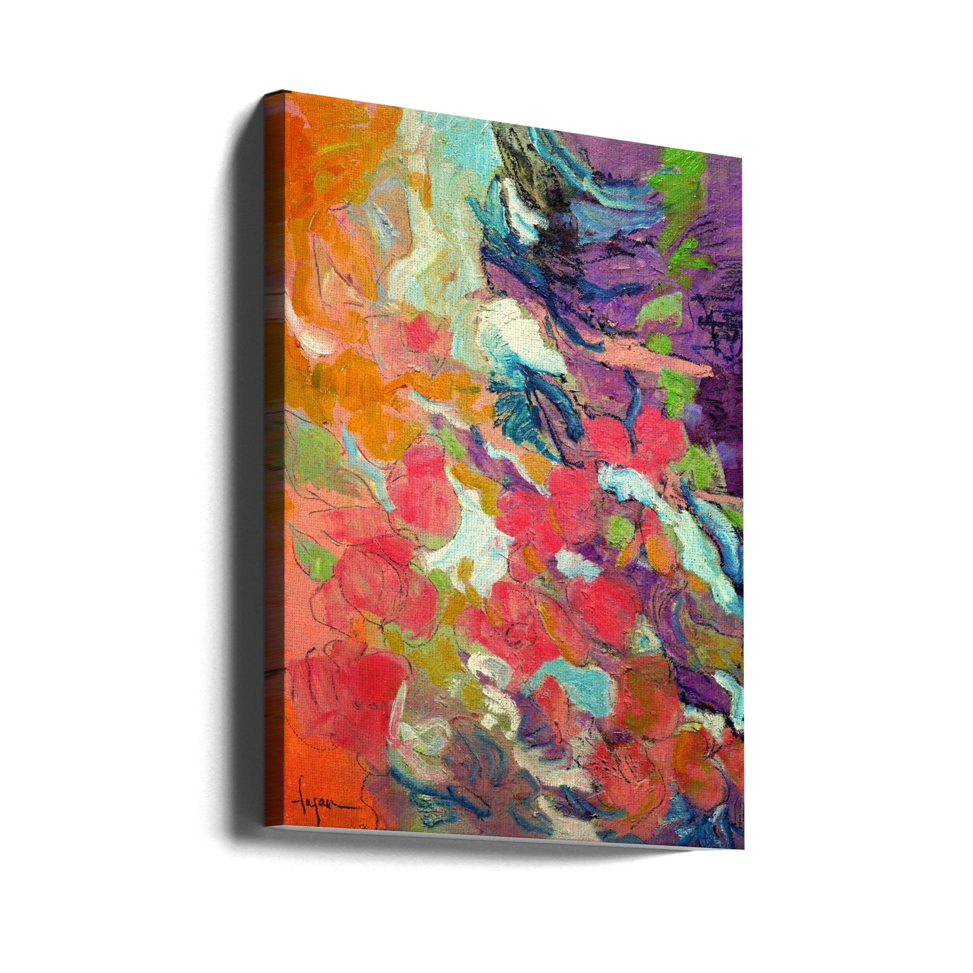 Abstract Surface Art by Dorothy Fagan | Textured Brush Strokes, Large Canvas Wall Art Print | Artsy Earth