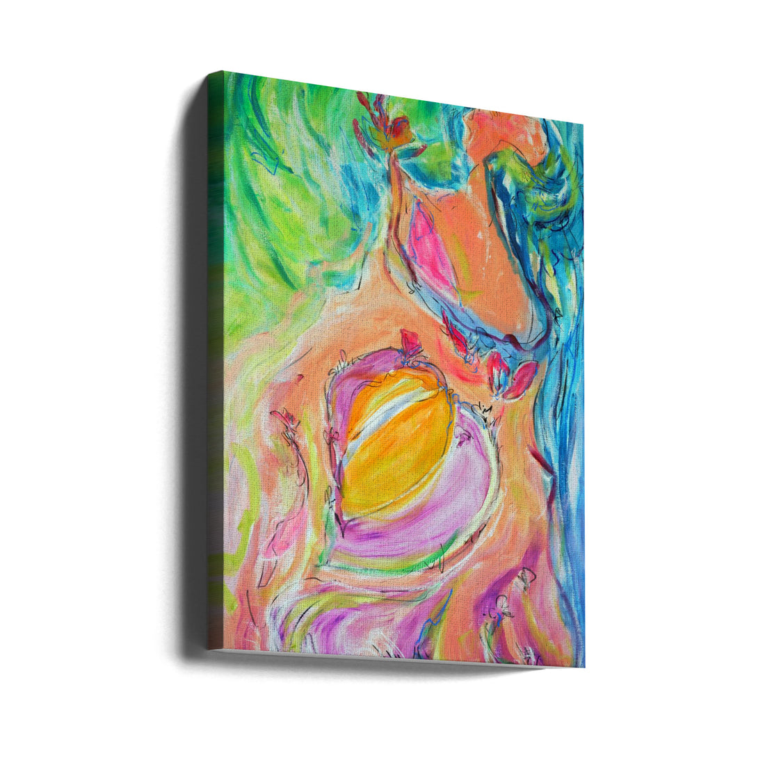 Abstract Birth Dreams by Dorothy Fagan | Colorful Abstract Painting, Large Canvas Wall Art Print | Artsy Earth