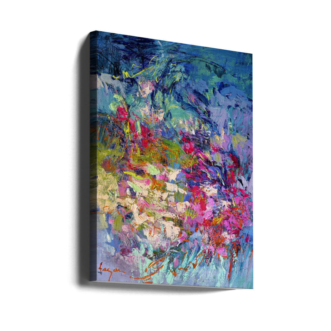 Abstract Strokes by Dorothy Fagan | Abstract Colorful Painting, Large Canvas Wall Art Print | Artsy Earth