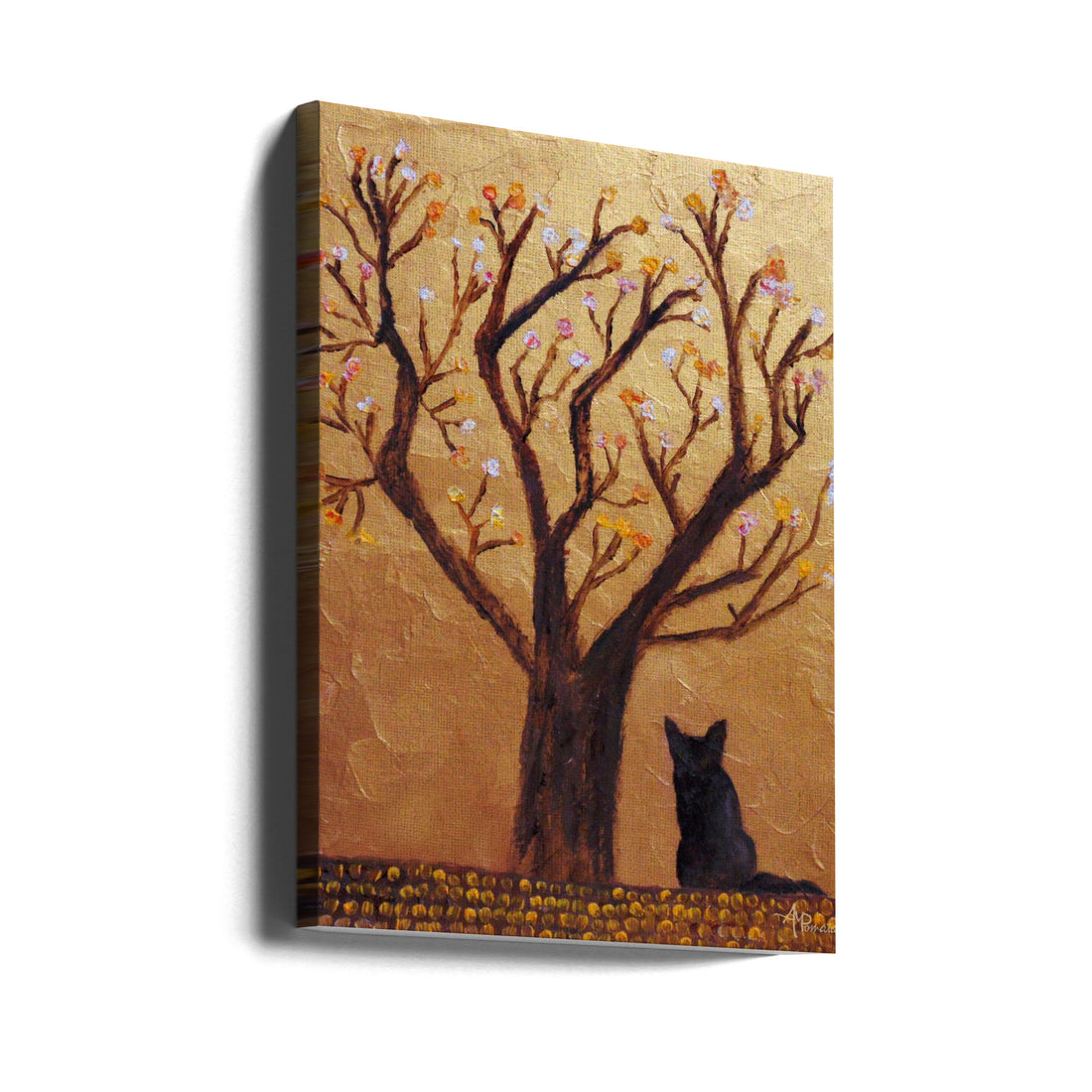 The Fox Tree by Angeles M. Pomata | Abstract Animal Painting, Large Canvas Wall Art Print | Artsy Earth