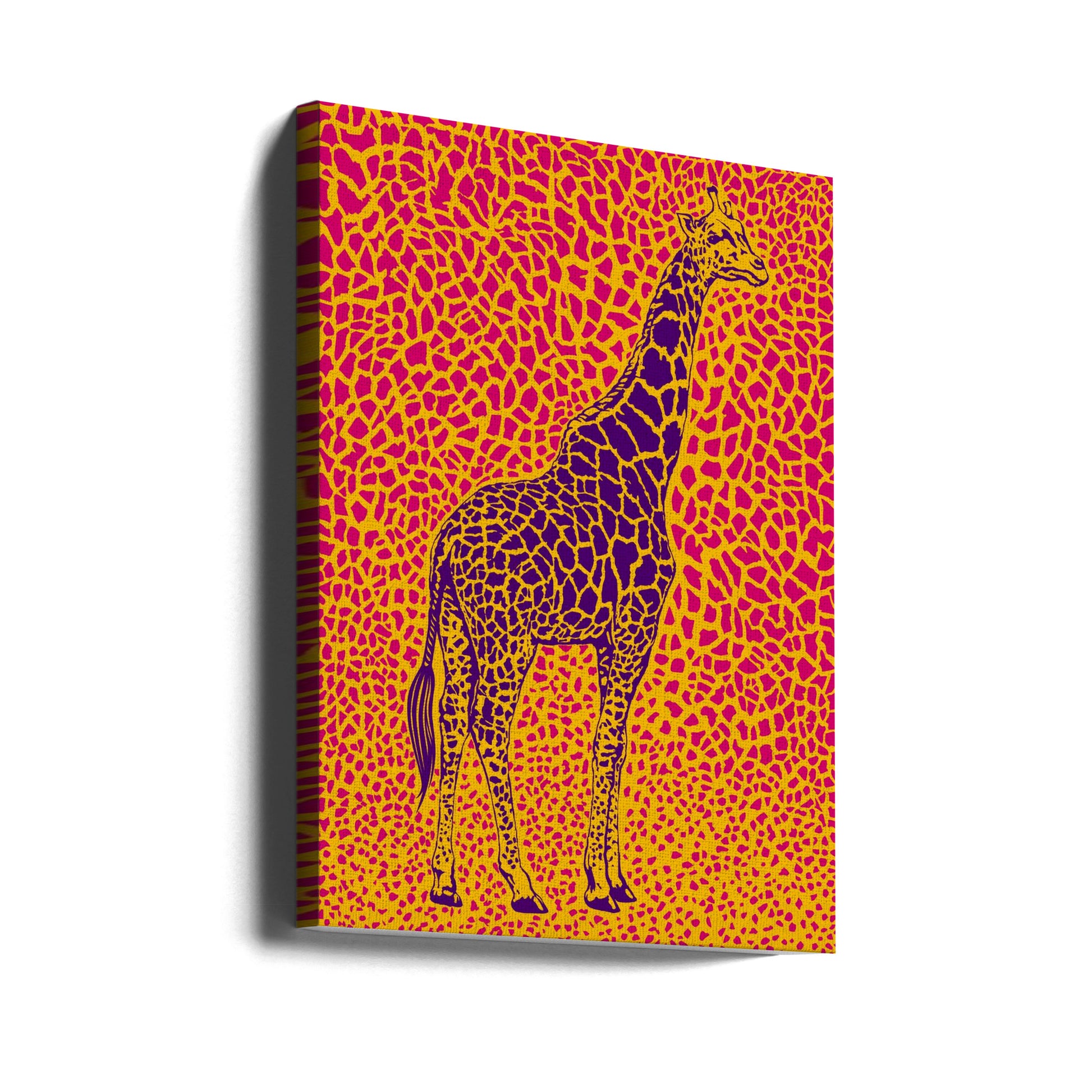 Giraffe Majestic by Carlo Kaminski | African Wildlife Nature, Large Canvas Wall Art Print | Artsy Earth