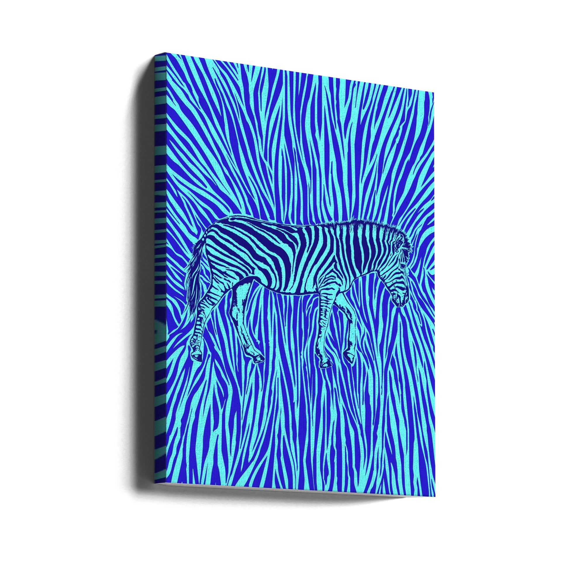 African Zebra Camouflage by Carlo Kaminski | Wildlife Pattern Abstract, Large Canvas Wall Art Print | Artsy Earth