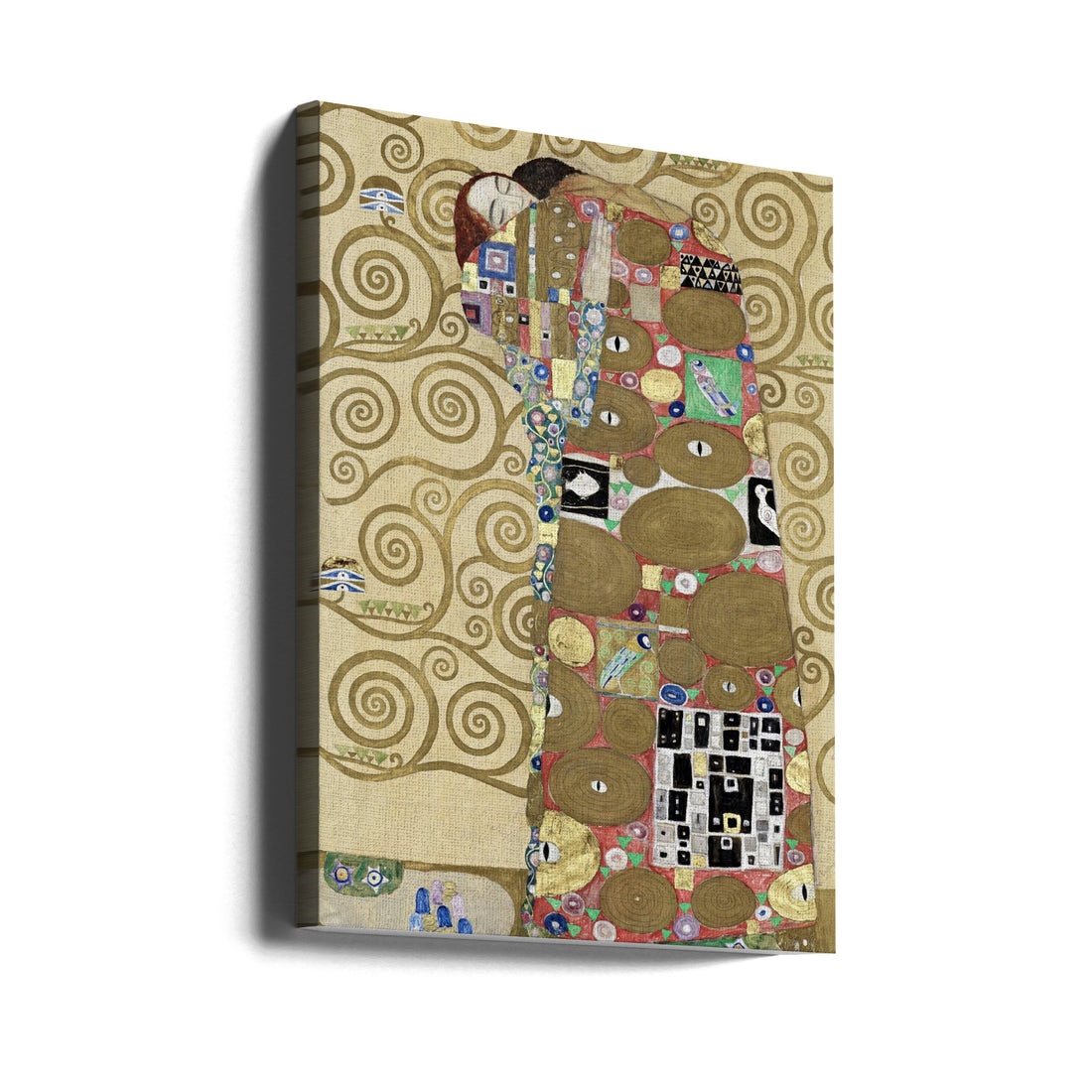 Klimt Fulfillment by Gustav Klimt | Gustav Klimt Classic Art, Large Canvas Wall Art Print | Artsy Earth