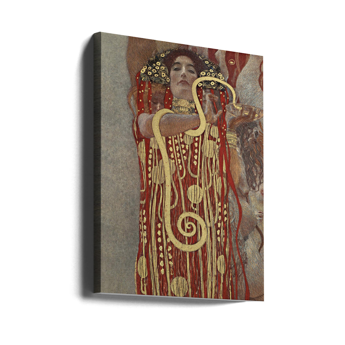 Hygieia Portrait by Gustav Klimt | Classic Klimt Portrait, Large Canvas Wall Art Print | Artsy Earth