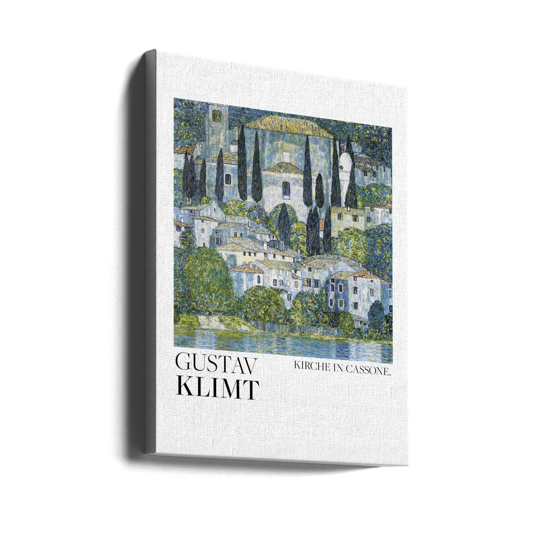 Church in Cassone by Gustav Klimt | Classic Art Landscape, Large Canvas Wall Art Print | Artsy Earth