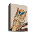 Wise Owl by Amy Tieman | Abstract Owl Painting, Large Canvas Wall Art Print | Artsy Earth