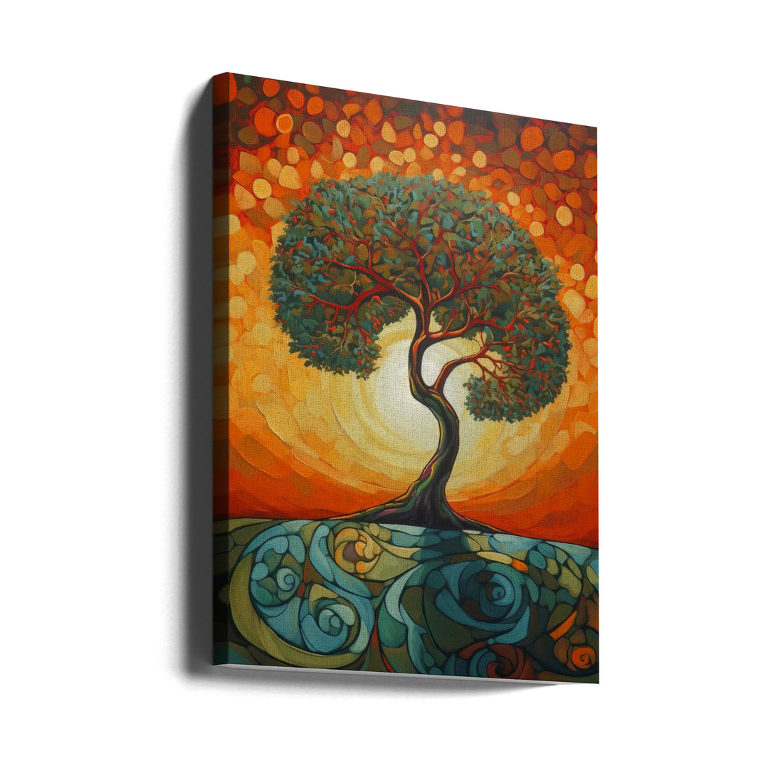 Tree Painting 3 by Bilge Paksoylu | Abstract Nature Landscape, Large Canvas Wall Art Print | Artsy Earth