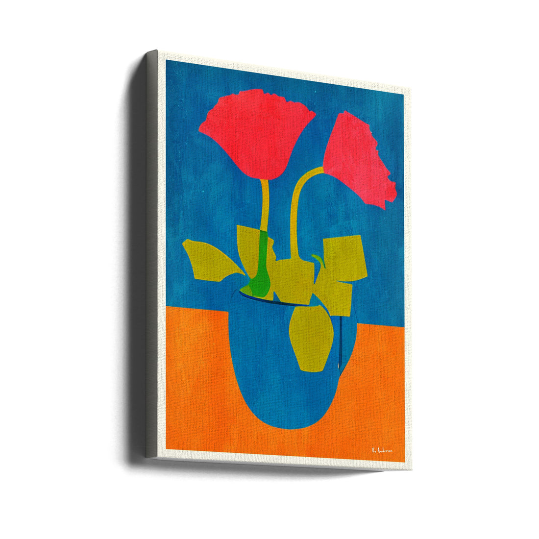 Good Morning My Love by Bo Anderson | Colorful Floral Painting, Large Canvas Wall Art Print | Artsy Earth