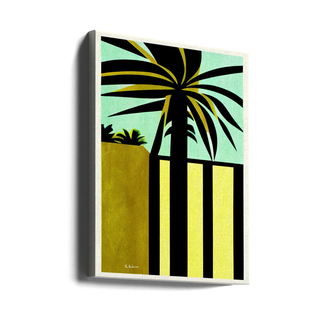 Cape Town 1987 by Bo Anderson | Tropical Palm Landscape, Large Canvas Wall Art Print | Artsy Earth