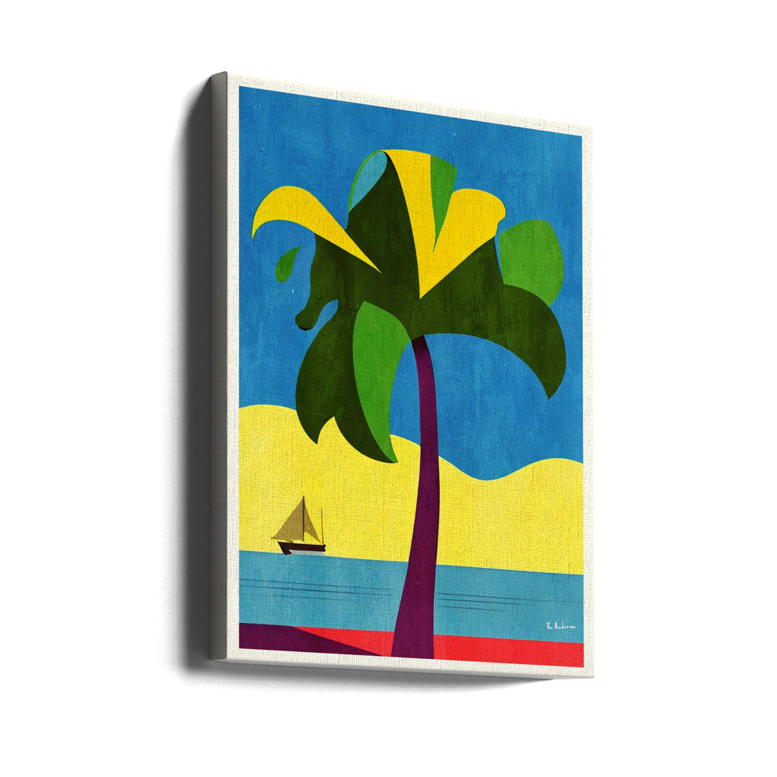 Playa Del Carmen by Bo Anderson | Tropical Beach Landscape, Large Canvas Wall Art Print | Artsy Earth