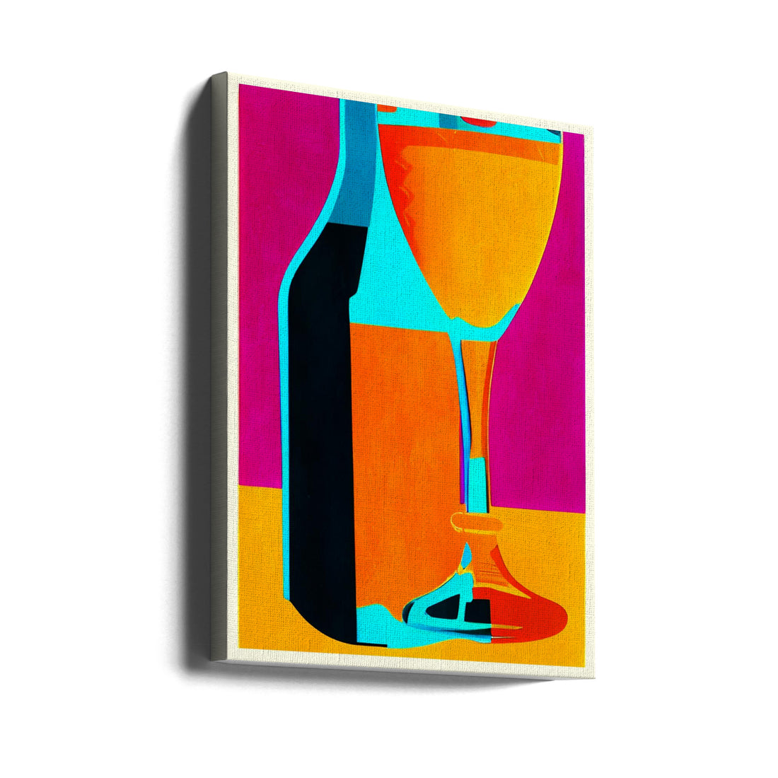 Wine Glass Celebration by Bo Anderson | Cocktail Bar Drinks, Large Canvas Wall Art Print | Artsy Earth