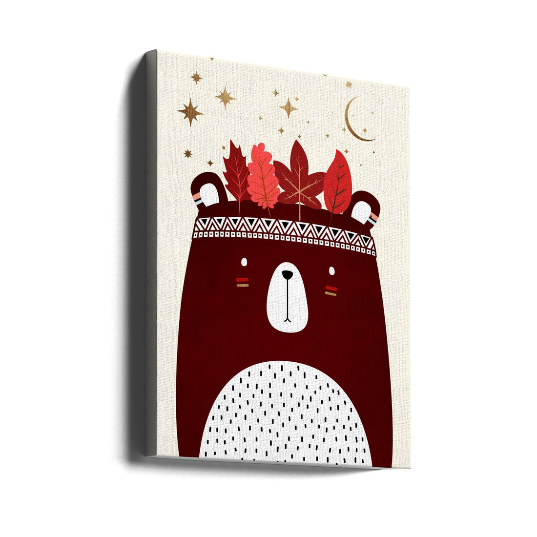 Can't Wait for Christmas by Kubistika | Christmas Night Animals, Large Canvas Wall Art Print | Artsy Earth