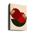 Two Red Apples by Kubistika | Fresh Fruit Food, Large Canvas Wall Art Print | Artsy Earth