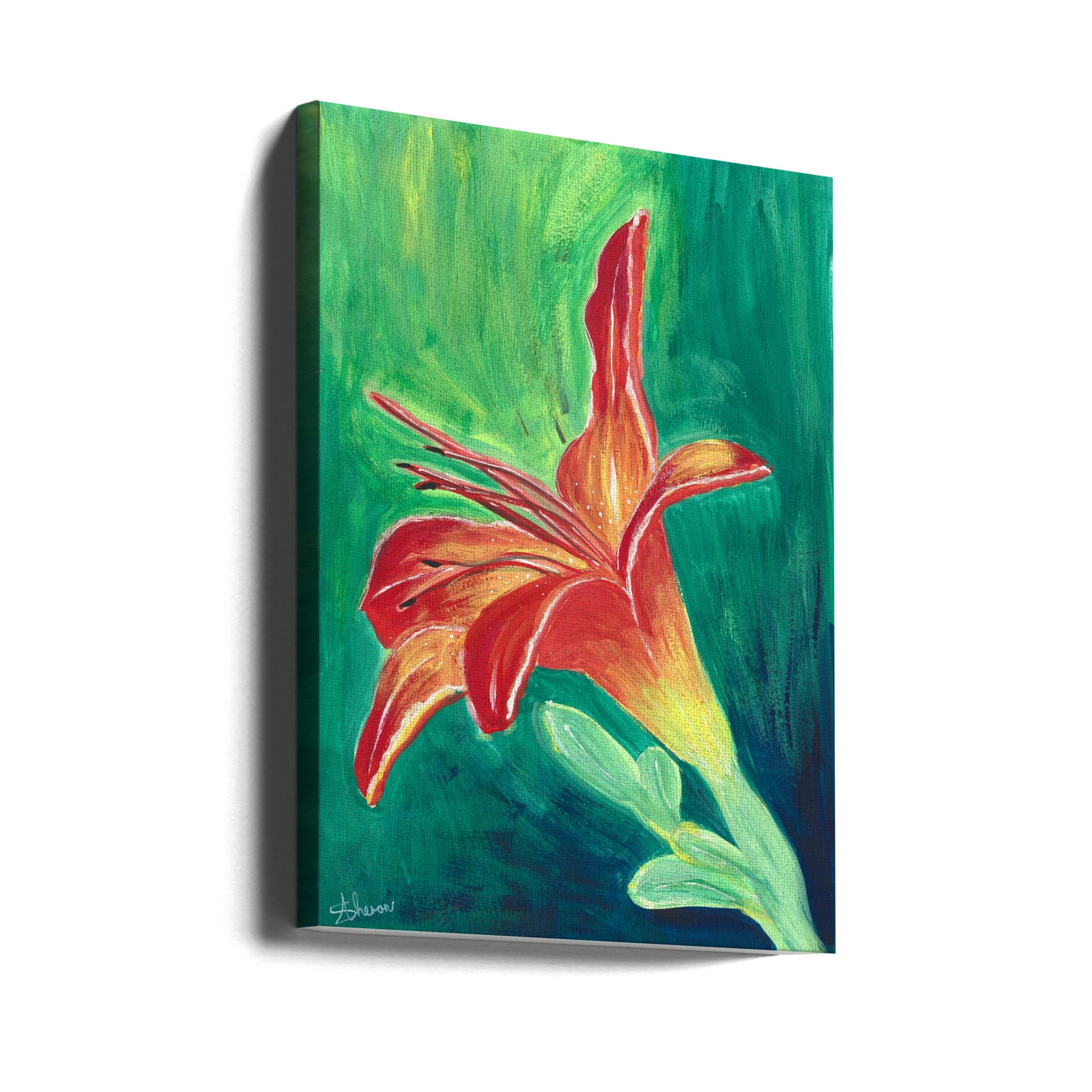 Floral Aroma Art by Sunet Theron | Colorful Flower Painting, Large Canvas Wall Art Print | Artsy Earth