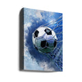 Football Sport Art by Justyna Jaszke | Soccer Player Action, Large Canvas Wall Art Print | Artsy Earth