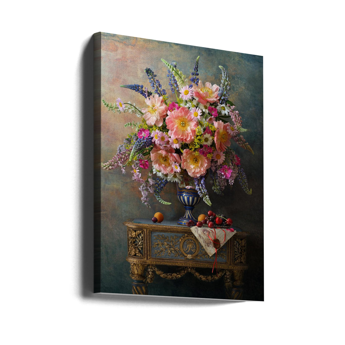 Still life with flowers by Andrey Morozov | Vintage Floral Decor, Large Canvas Wall Art Print | Artsy Earth