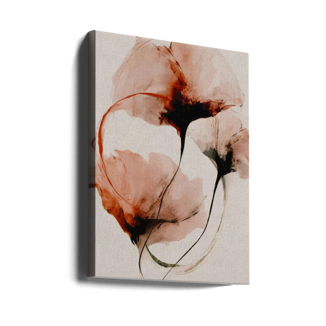 Halo Flowers by Treechild | Floral Botanical Abstract, Large Canvas Wall Art Print | Artsy Earth