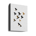 Origami Birds Collage II by Orara Studio | Modern Geometric Birds, Large Canvas Wall Art Print | Artsy Earth