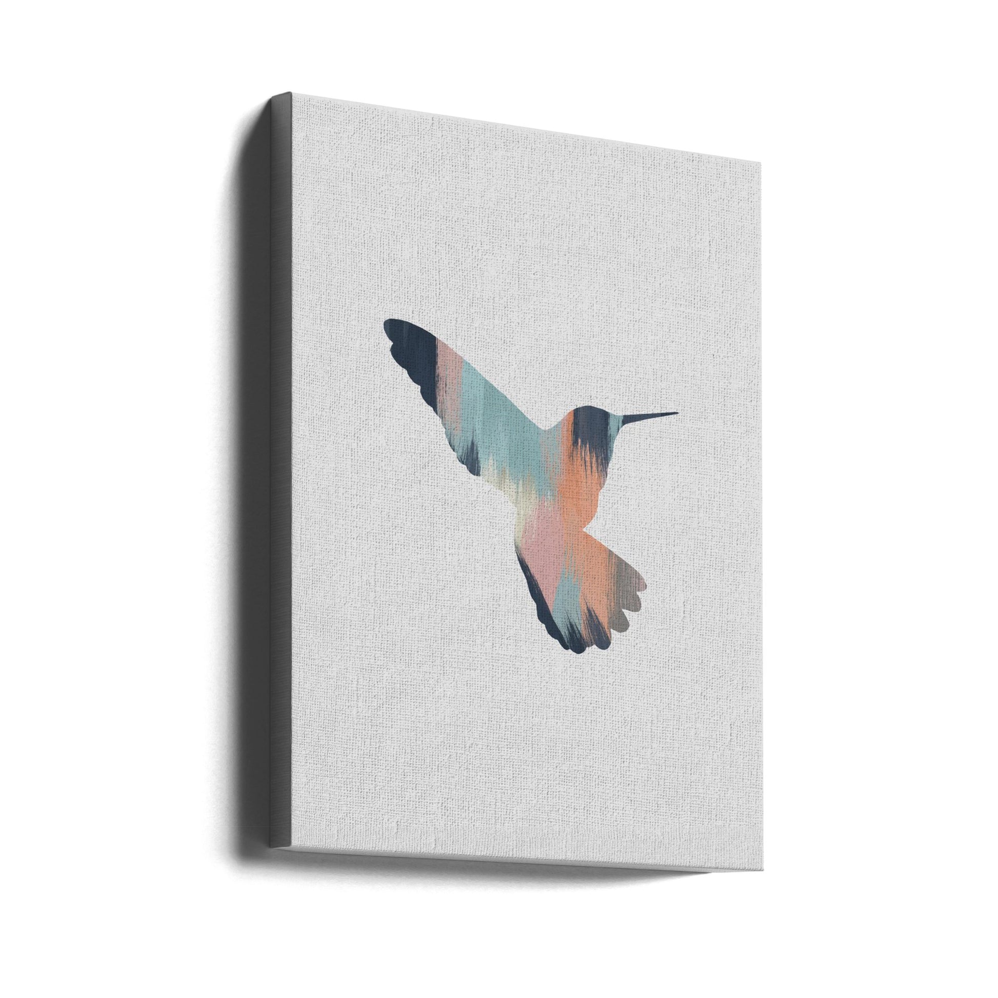 Pastel Hummingbird II by Orara Studio | Painted Bird Flight, Large Canvas Wall Art Print | Artsy Earth