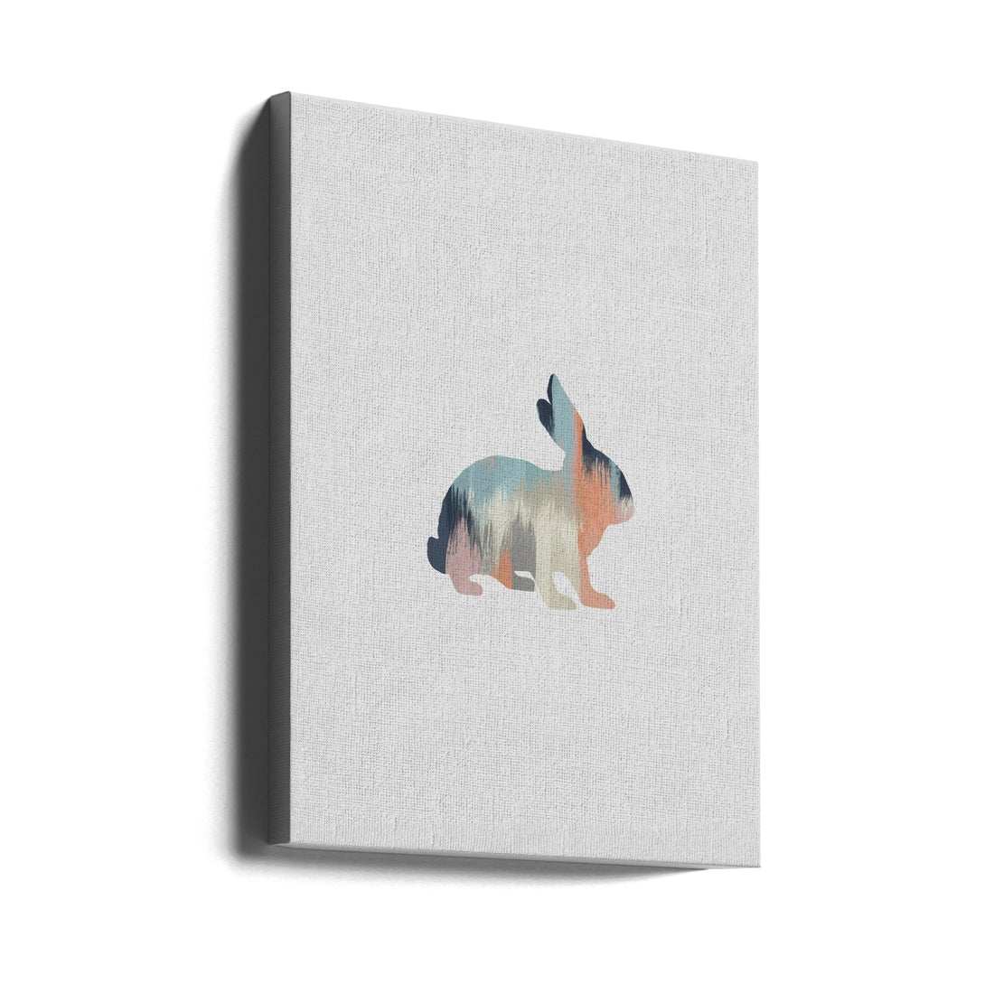 Pastel Rabbit by Orara Studio | Woodland Animal Painting, Large Canvas Wall Art Print | Artsy Earth