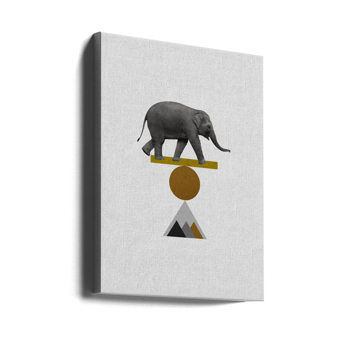 Tribal Elephant by Orara Studio | Nursery Animal Art, Large Canvas Wall Art Print | Artsy Earth