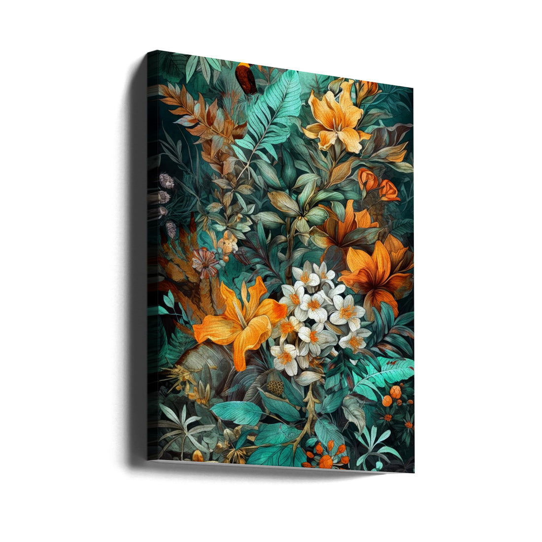 Tropical Flora by Justyna Jaszke | Exotic Botanical Plants, Large Canvas Wall Art Print | Artsy Earth