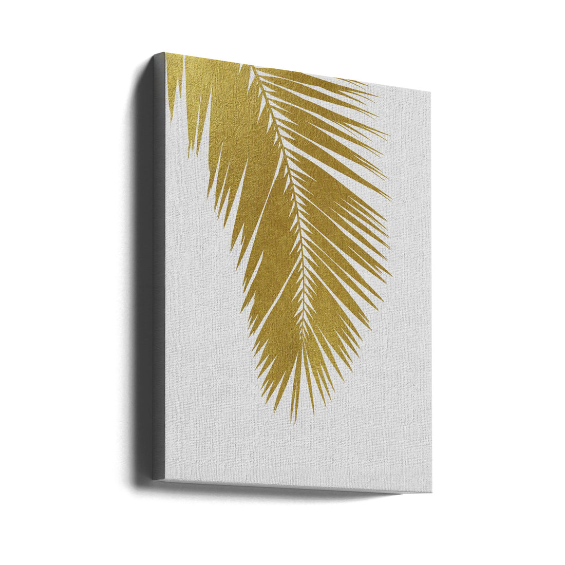 Palm Leaf Gold I by Orara Studio | Minimal Tropical Botanical, Large Canvas Wall Art Print | Artsy Earth