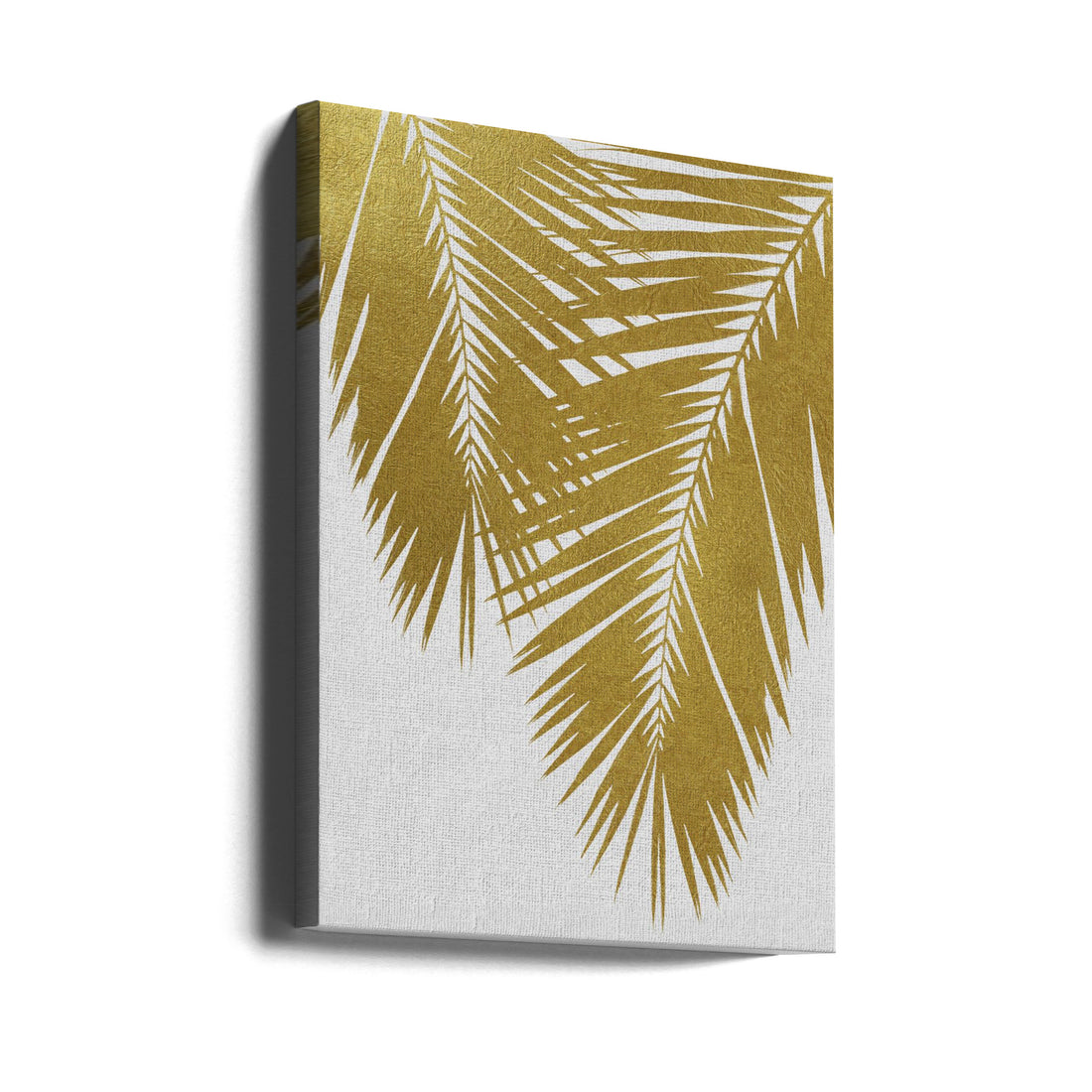 Palm Leaf Gold II by Orara Studio | Elegant Gilded Botanical, Large Canvas Wall Art Print | Artsy Earth