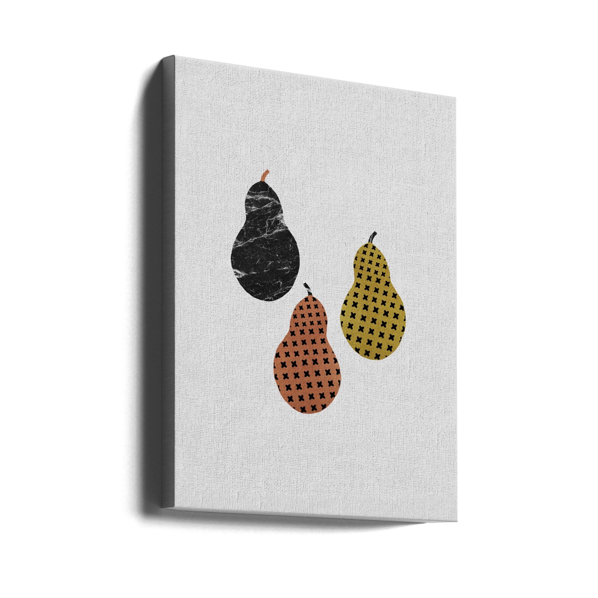 Scandi Pears by Orara Studio | Colorful Fruit Pattern, Large Canvas Wall Art Print | Artsy Earth