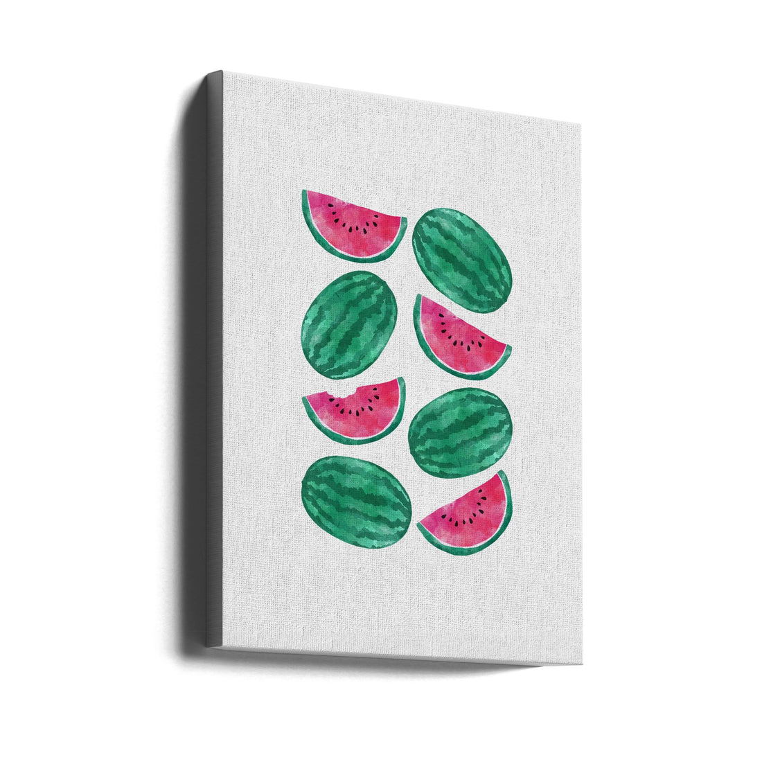 Watermelon Crowd by Orara Studio | Fresh Fruit Illustration, Large Canvas Wall Art Print | Artsy Earth