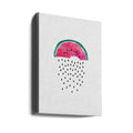 Watermelon Rain by Orara Studio | Rainy Fruit Weather, Large Canvas Wall Art Print | Artsy Earth