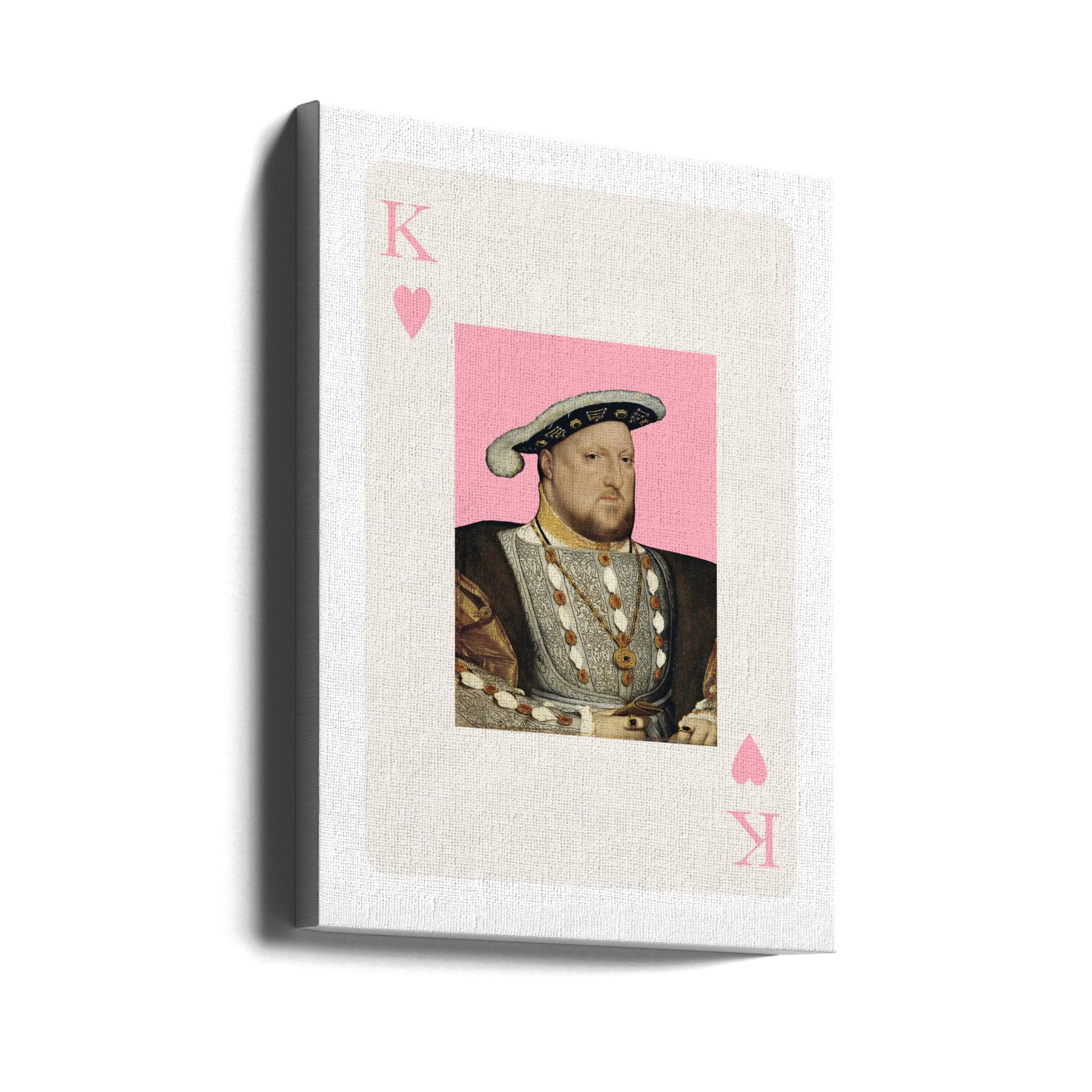 Playing Card King by Grace Digital Art Co | Card Game Portrait, Large Canvas Wall Art Print | Artsy Earth