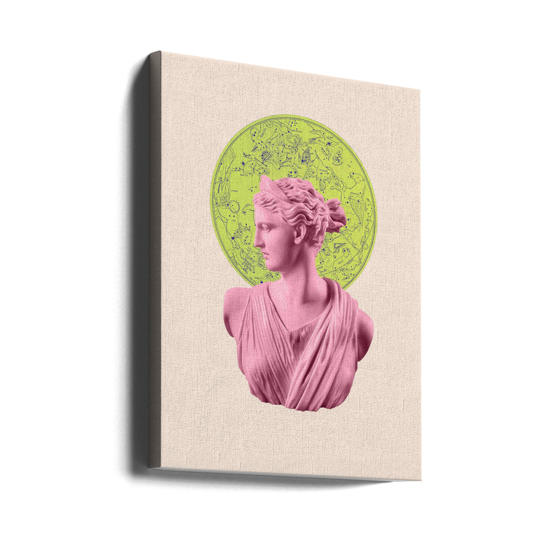 Artemis Art Zodiac by Grace Digital Art Co | Historical Figurative Sculpture, Large Canvas Wall Art Print | Artsy Earth