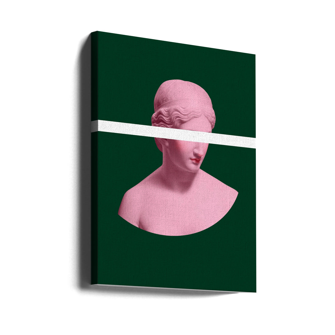 Pink and Green Artemis by Grace Digital Art Co | Surreal Greek Mythology, Large Canvas Wall Art Print | Artsy Earth