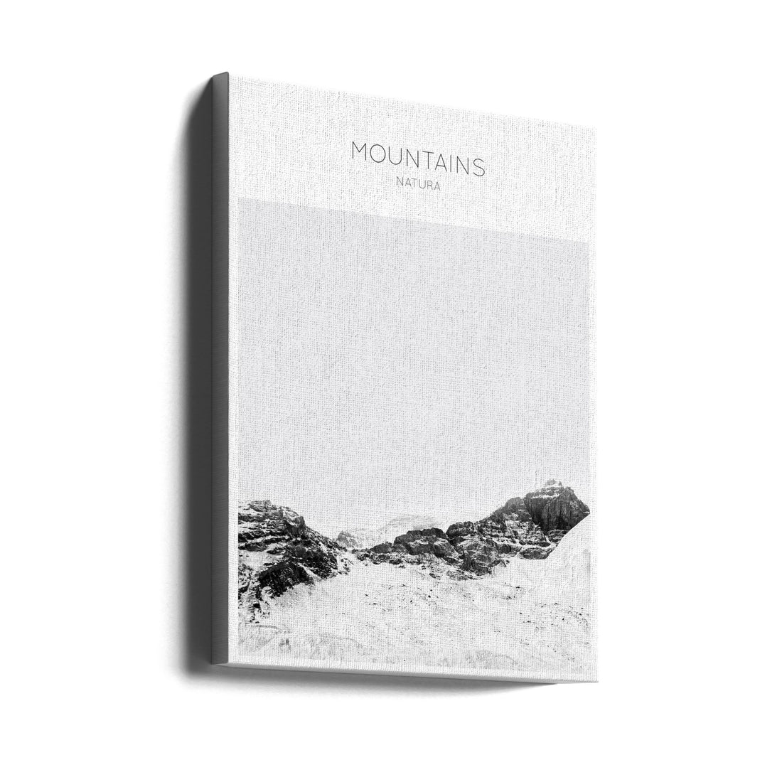 Mountain Nature by The Miuus Studio | Minimalist Mountain Landscape, Large Canvas Wall Art Print | Artsy Earth